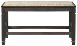Tyler Creek - DBL Counter UPH Bench  - Antique Black