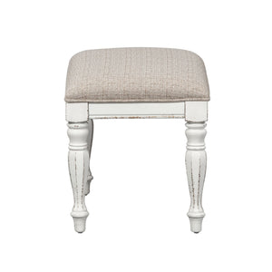 Magnolia Manor - Accent Bench - Antique White