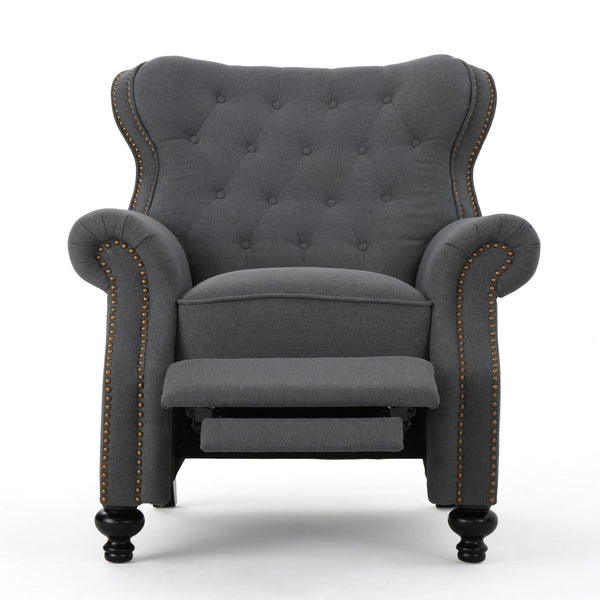 Modern Manual Push Back Recliner Chair