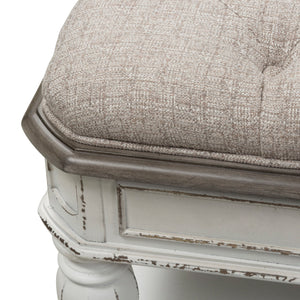 Magnolia Manor - Bed Bench - Antique White