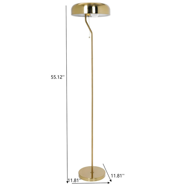 Spectra - Tall Corner Floor Lamp For Living Room - Gold