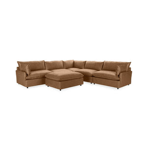 Caplan - 6 Piece Modular Sectional With Ottoman