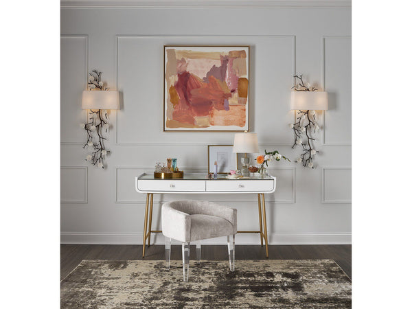 Love. Joy. Bliss.-Miranda Kerr Home - Love Joy Bliss Vanity Chair - Beige