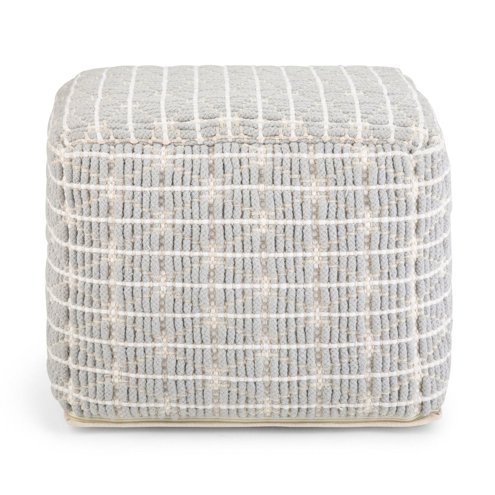 Noreen - Upholstered Square Pouf