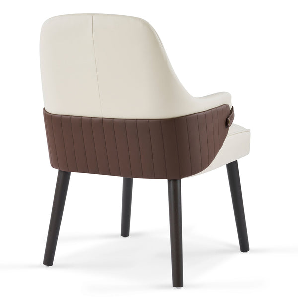Indoor Dining Chair (Set of 2) - Beige / Brown