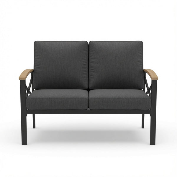 Outdoor Loveseat With Washable Cushions