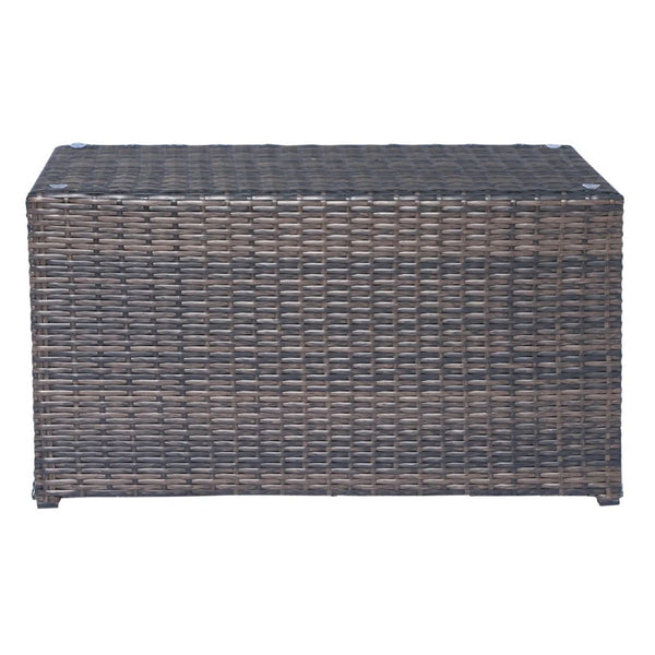 Comfortable Modern Patio Rattan Sectional Set With Cushions