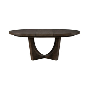 Cascade Falls - Pedestal Table - Satin Espresso
