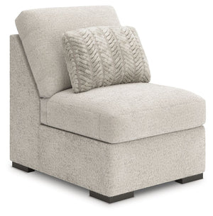 Cuddle Plush - 3 Pc. - 3-Piece Sectional, Chair And Ottoman - Arctic