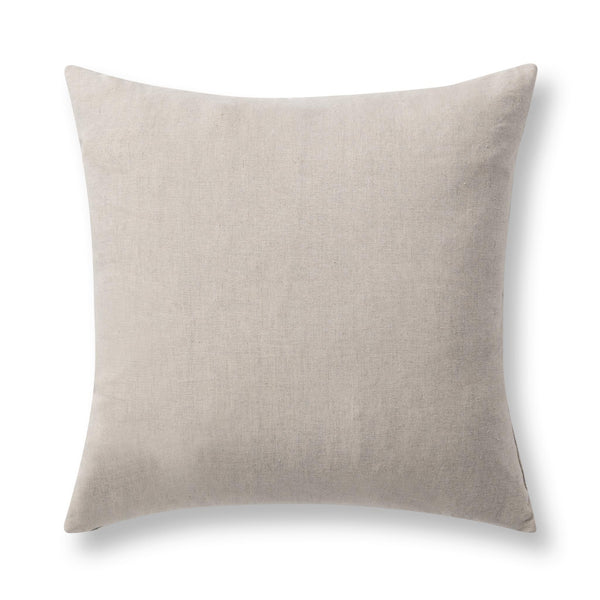 Nisha - 22" x 22" Accent Pillow - Natural / Ivory