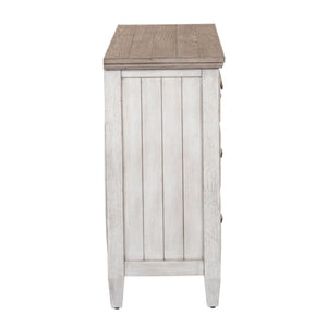 Heartland - 9 Drawer Dresser - Antique White / Tobacco Tops