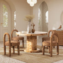 Penny - Round Arched Fully Upholstered Dining Side Chair (Set of 2)