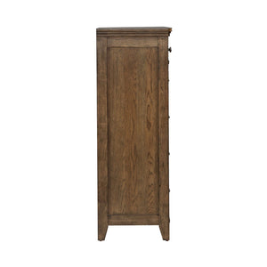 Carolina Park - 5 Drawer Chest - Amber Brown