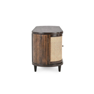 Teresa - 4 Door Buffet - Walnut / Natural Brown