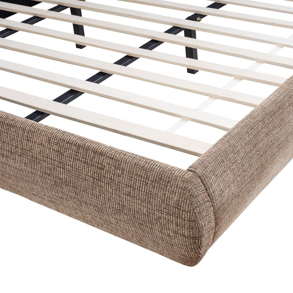 Archie Puffy Grounded - Upholstered Platform Bed