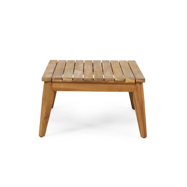 Hueber - Outdoor And Rope 4 Seater Chat Set With Cushions - Teak