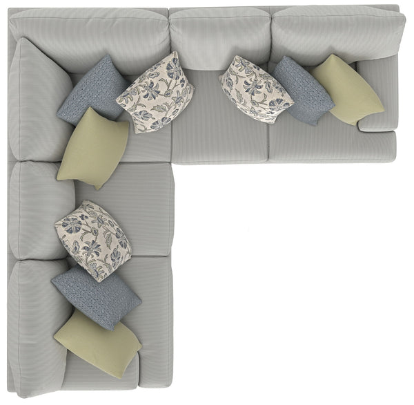 Stockbridge - Sectional With Comfort Coil Seating And 9 Accent Pillows Included