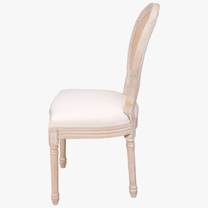 French Country Dining Chairs & Round Back (Set of 2)