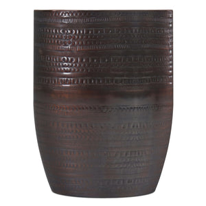 Johnsen - Handcrafted Large Metal Accent Table