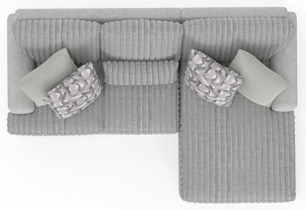 Titan - Sectional With Comfort Coil Seating And Accent Pillows Included