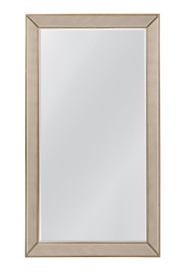 Beaded Leaner - Mirror - Gold - Antique Gold
