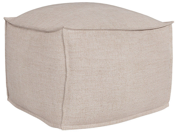 Coastal Living Outdoor / Bottega - Ottoman Pouf, Special Order - Beige