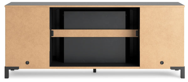 Cayberry - TV Stand With Fireplace - Black