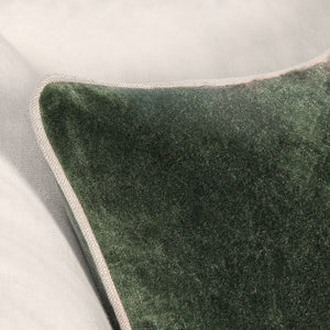 Heirloom Velvet - SLD Pillow - Forest Green