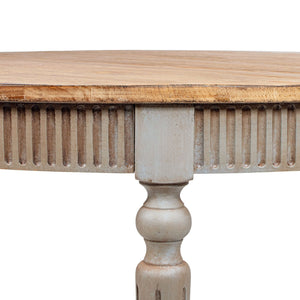 Colette - Round Dining Table - Blue / Gray