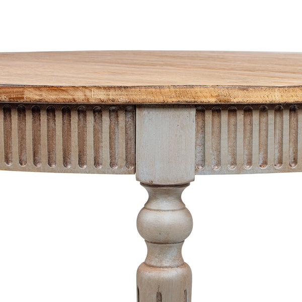 Colette - Round Dining Table - Blue / Gray