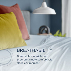 Linens - Tempur Breeze Cooling Sheet Set - Sleepy Blue
