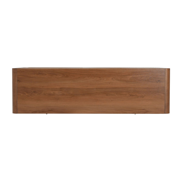 Sideboard, Wide Storage With 2 Doors And 3 Drawers