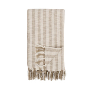 Linna - 50" x 70" Throw - Ivory / Natural