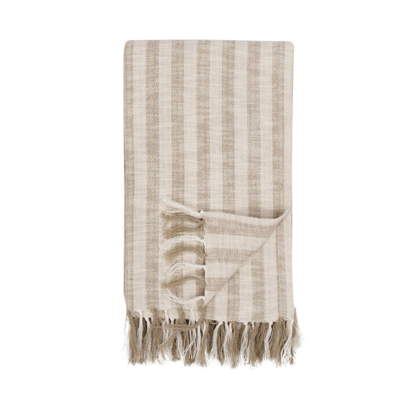 Linna - 50" x 70" Throw - Ivory / Natural