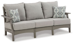 Visola - Sofa with Cushion - Gray