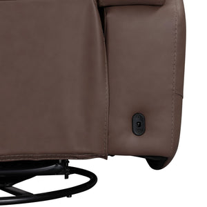 Beckham - Swivel Glider Recliner P2 - Aline Saddle