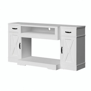 TV Stand With Adjustable Shelves & Double Doors