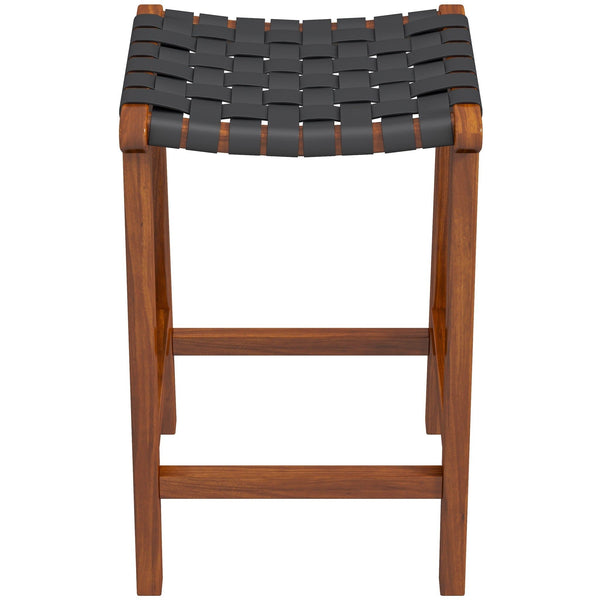 James - Mid-Century Modern Genuine Counter Stool