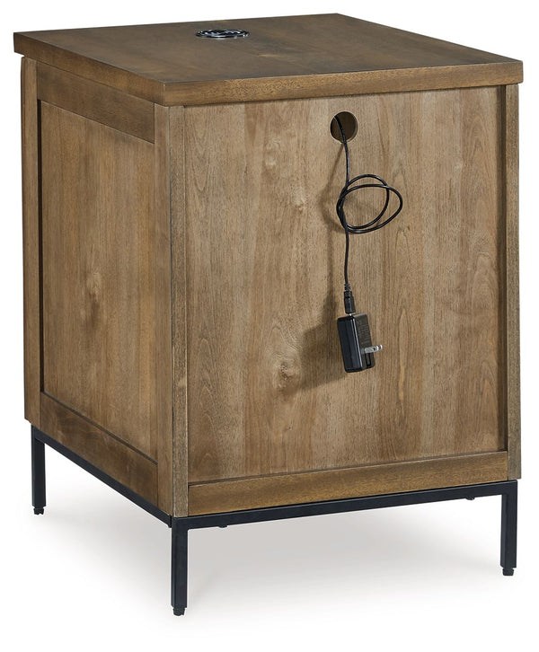 Torlanta - Chair Side End Table - Brown