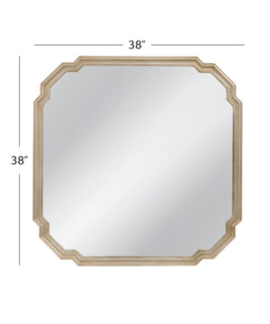 Mimosa - Wall Mirror - Ant Silver Leaf