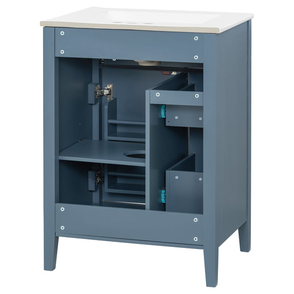 Bathroom Vanity With Sink, Soft Closing Cabinet