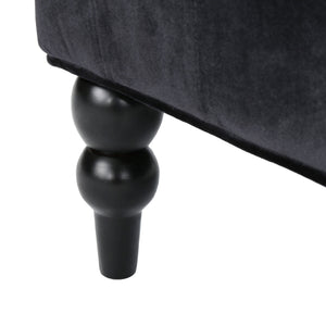 Nurturing - Upholstered Loveseat With Wing Back And Diamond Tufting