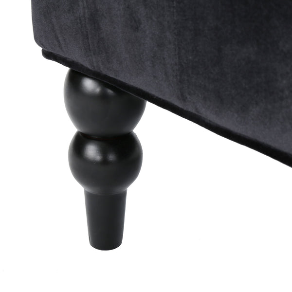 Nurturing - Upholstered Loveseat With Wing Back And Diamond Tufting