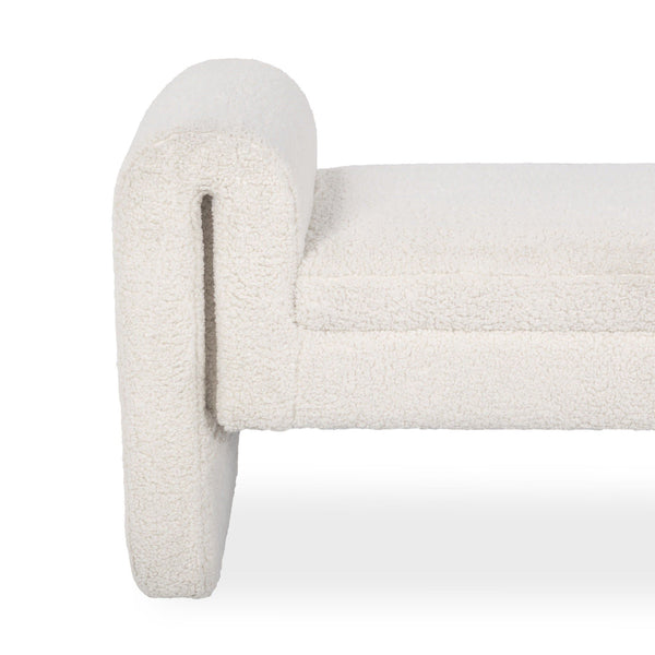 Ada - Bench - Ivory Fleece