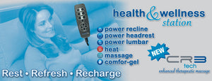 Paradise - Power Lift/Headrest/Lay Flat Recliner With CR3 Heat/Massage