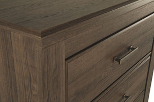 Juararo - Five Drawer Chest - Dark Brown