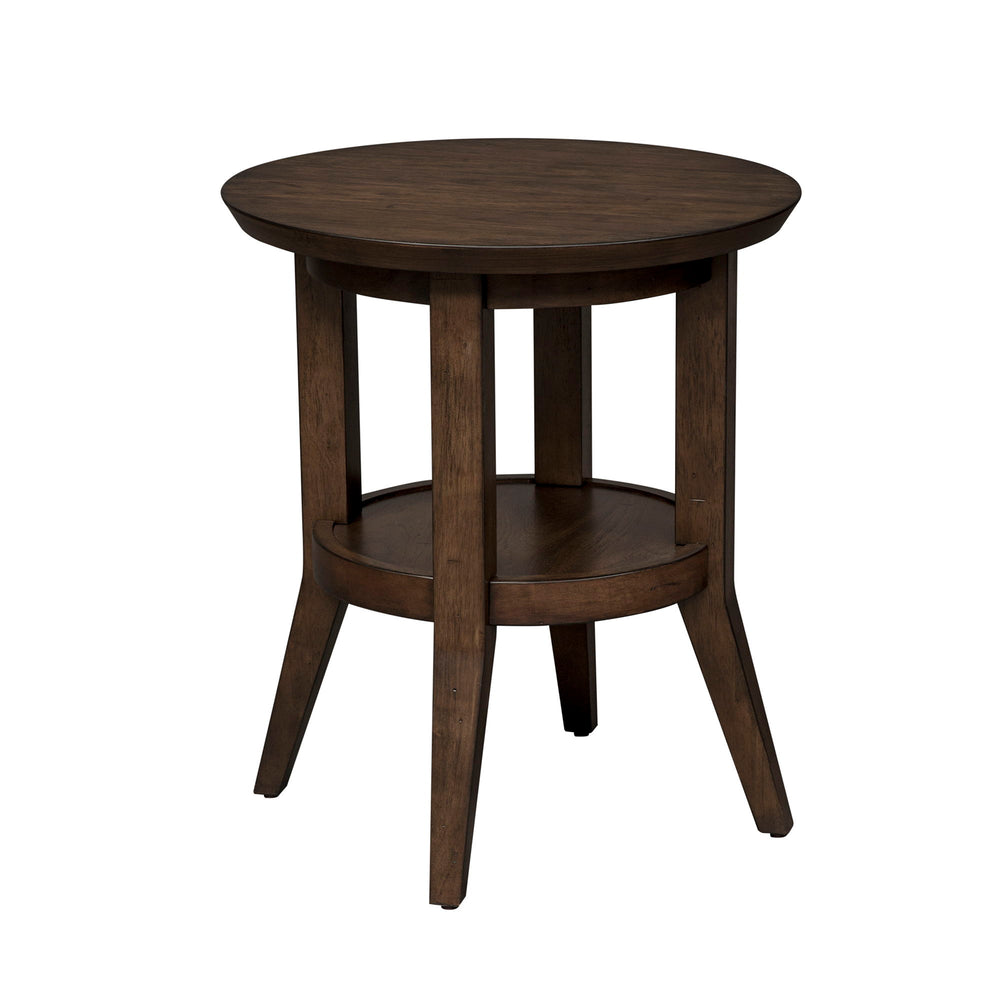 Ventura Blvd - Round End Table - Bronze Spice