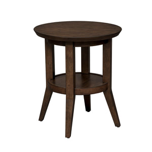 Ventura Blvd - Round End Table - Bronze Spice