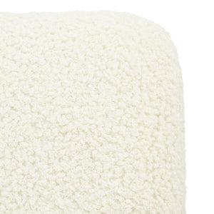 Contemporary Ottoman With Foam Cushion And Durable Upholstery