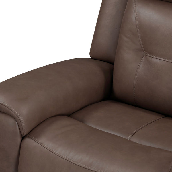 Beckham - Swivel Glider Recliner P2 - Aline Saddle